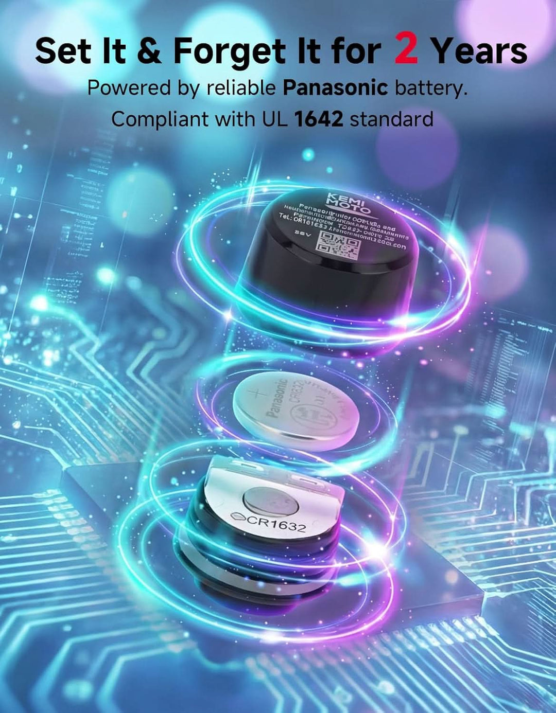 Bluetooth TPMS Sensor for Motorcycle Tire Monitoring - Kemimoto