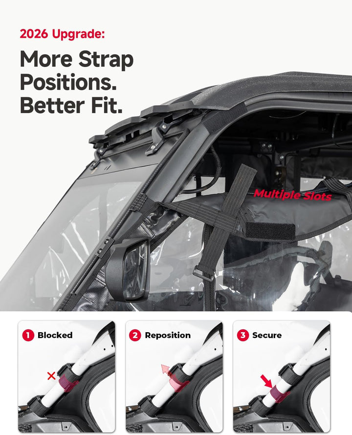 Soft Cab Enclosure Doors for CFMOTO UForce 1000XL 2022-2026