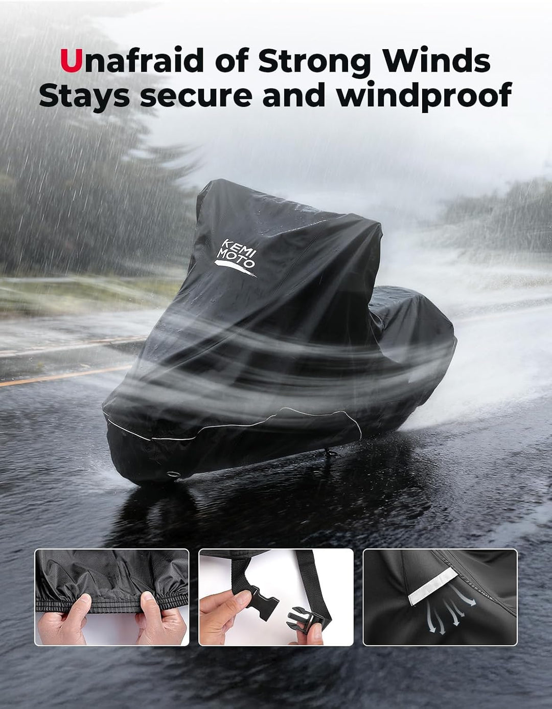 Heavy Duty Motorcycle Cover for Harley & Cruiser Bikes
