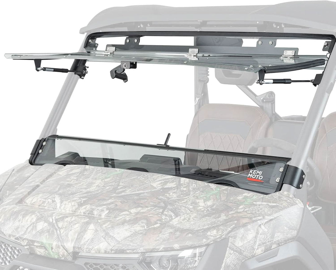 3-IN-1 Flip Windshield For CFMOTO UFORCE U10 - Kemimoto