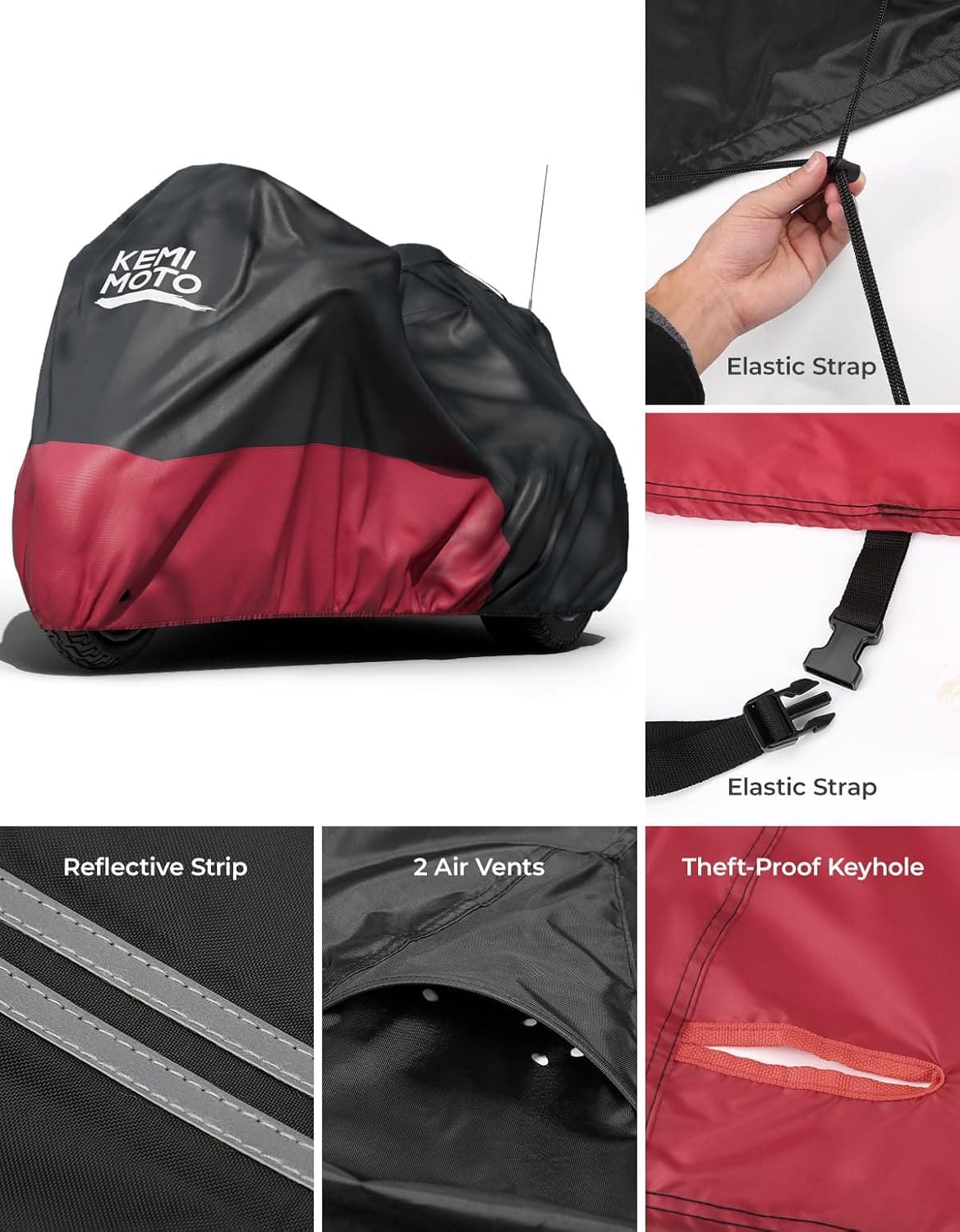 Motorcycle Cover for Trike Models - Kemimoto