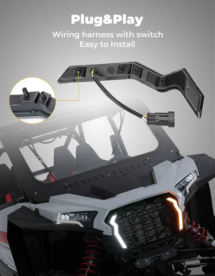 Running lights Accent Lights for 2024+ Polaris RZR XP 1000/4 1000 - Kemimoto