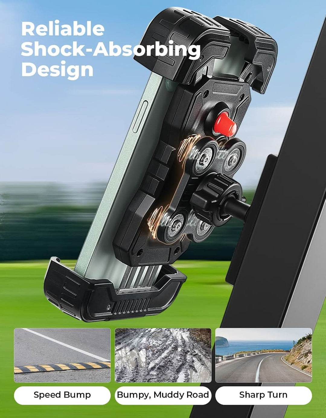 Magnetic Phone Holder for Golf Cart & Tractor