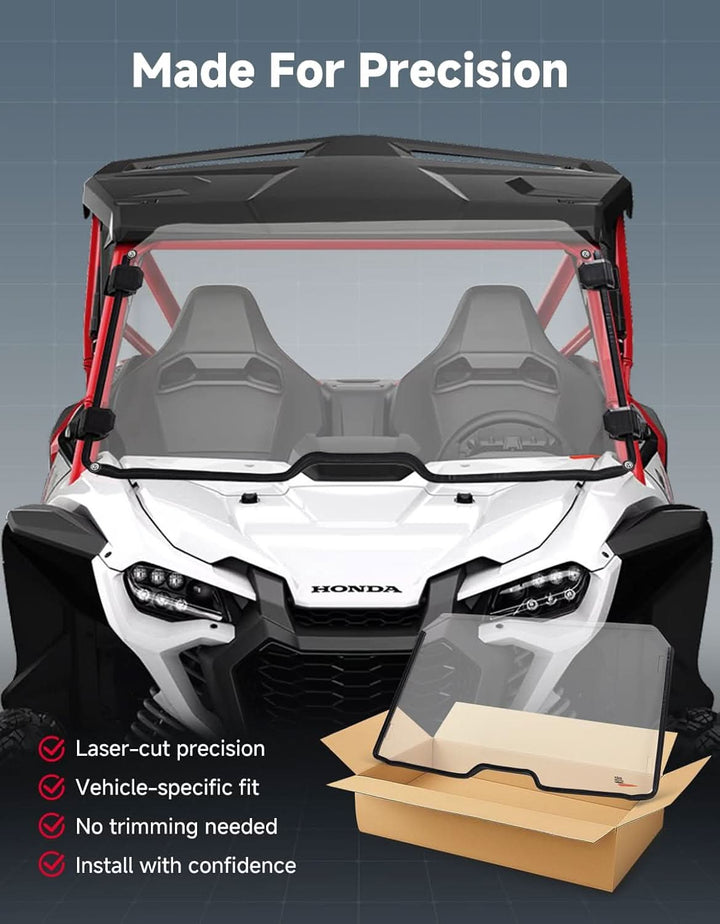 Front Windshield For Honda Talon 1000(2019+) - Kemimoto