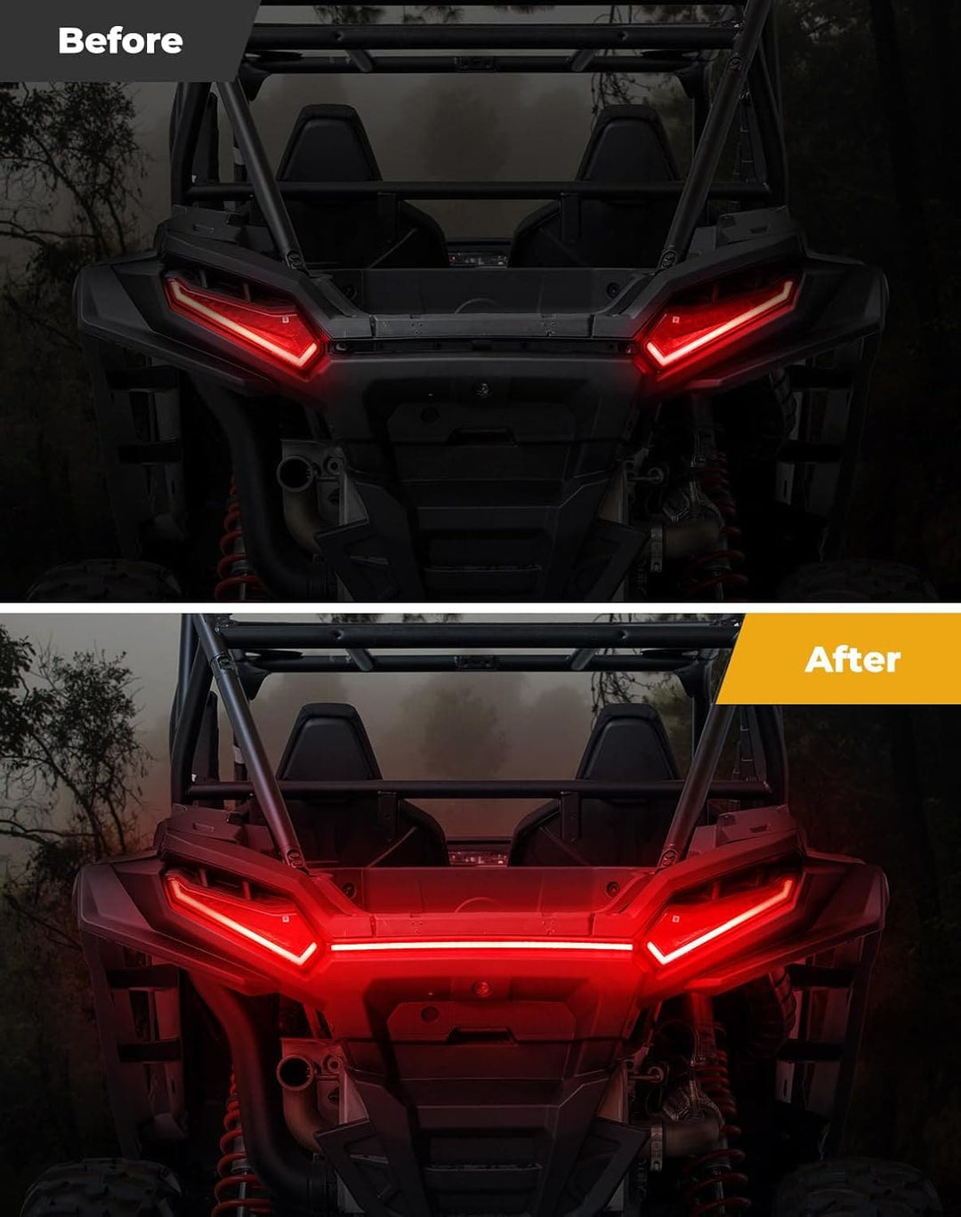 Tail Lights for Polaris RZR XP 1000/4 Ultimate/Sport/Premium Models 2024-2025 - Kemimoto