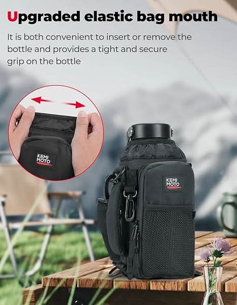 Water Bottle Holder Bag For YETI Stanley SLM 32 oz|40 oz - Kemimoto