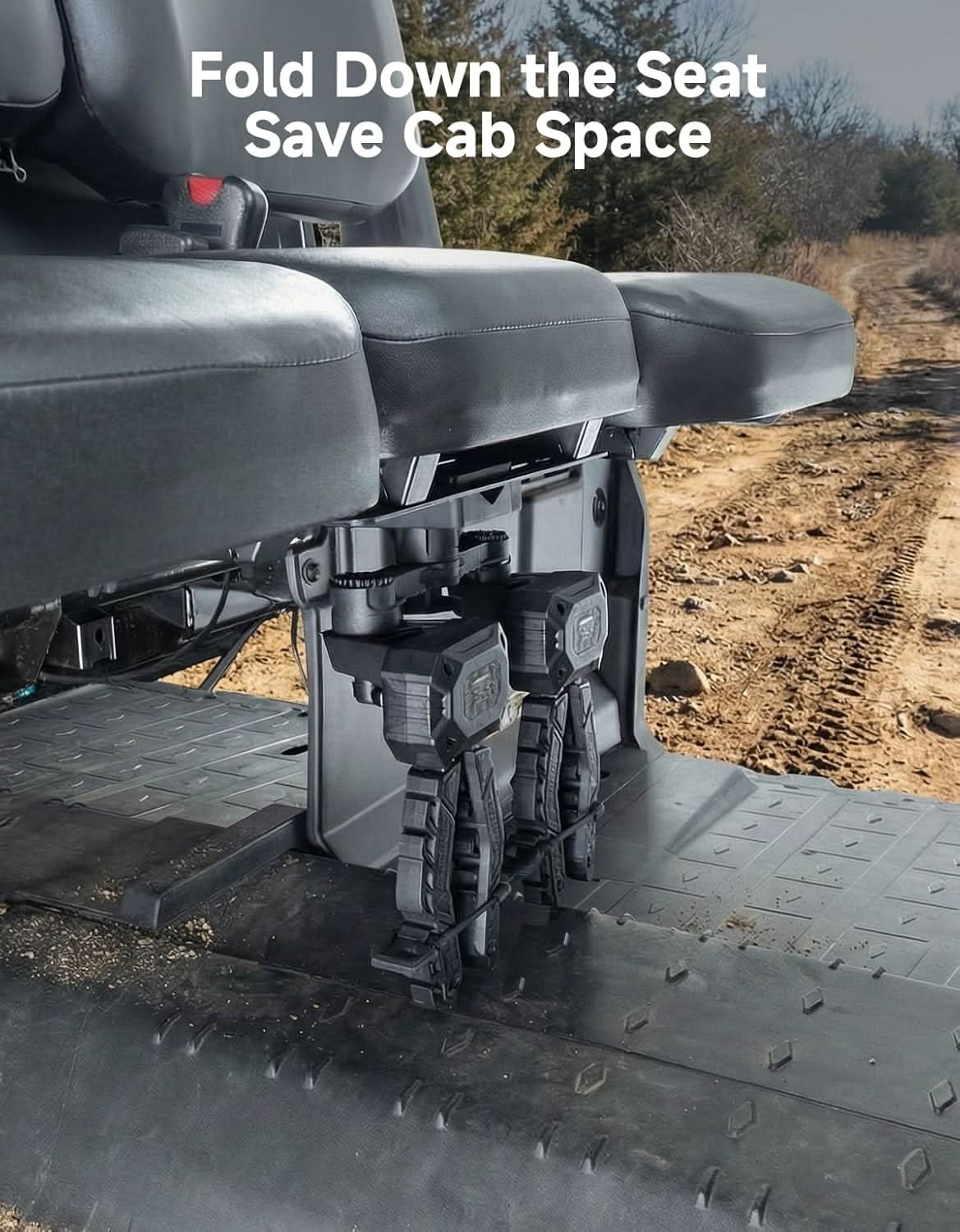 UTV Under Seat Hunting Tool Holder Gear For Defender|Ranger - Kemimoto