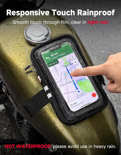 Motorcycle Phone Holder Bag with Touchscreen