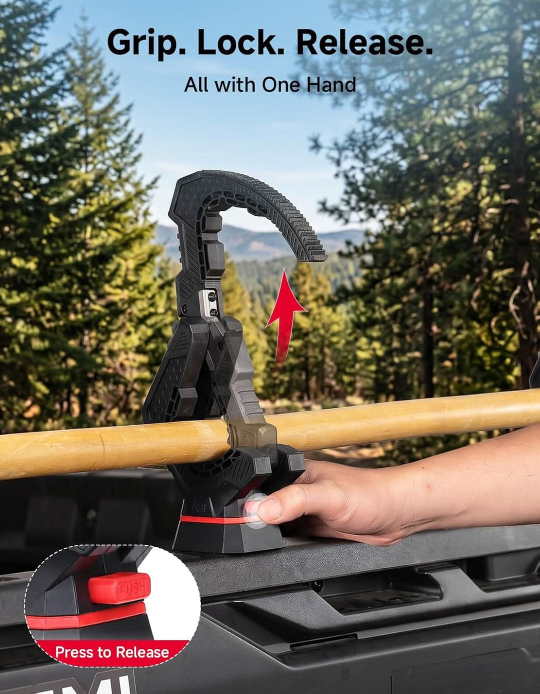 Ratcheting Hunting Tool Rack For Can-Am