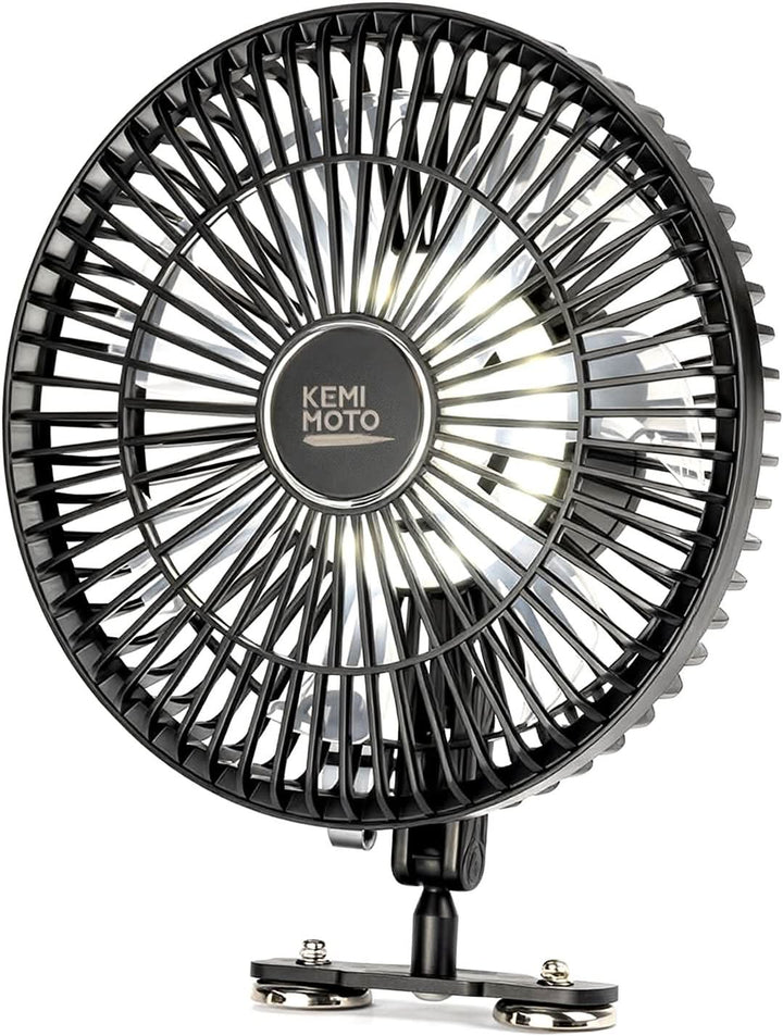 Magnetic Fan for Golf Cart & Forklift, EZGO RXV, Club Car (1-Pack)