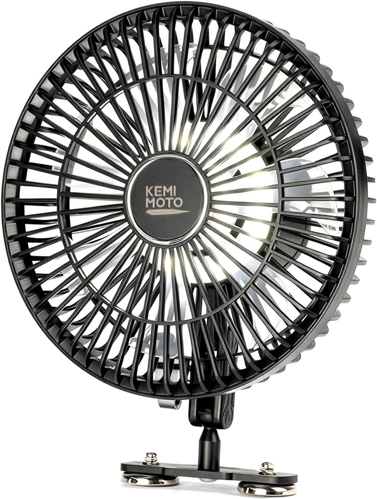 Magnetic Fan for Golf Cart & Forklift, EZGO RXV, Club Car (1-Pack