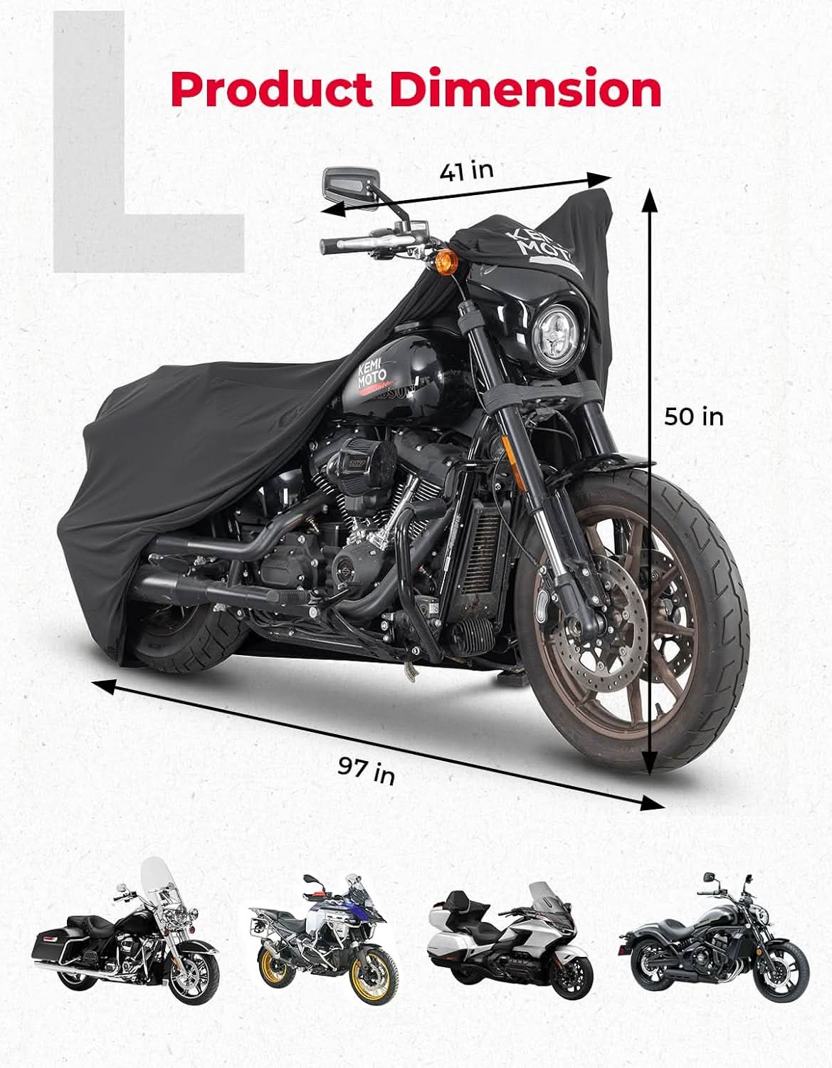Indoor Motorcycle Cover for Touring & Cruiser