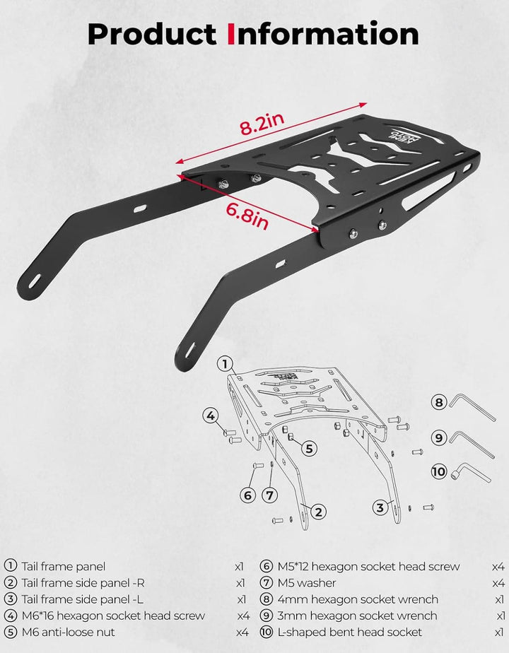 Cargo Rack for Super73 R series - Kemimoto