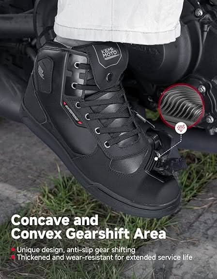 Waterproof Motorcycle Shoes for Men - Kemimoto