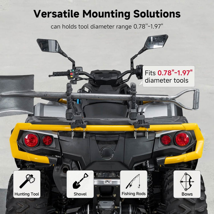 Hunting Tool Holder Gear Mount for UTV|ATV (2-Pack) - Kemimoto