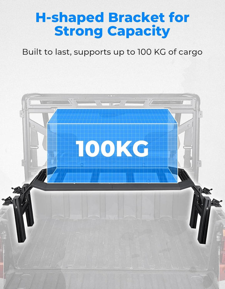 Rear Rack for Polaris Ranger 1000/ XP 1000/ Ranger Diesel - Kemimoto