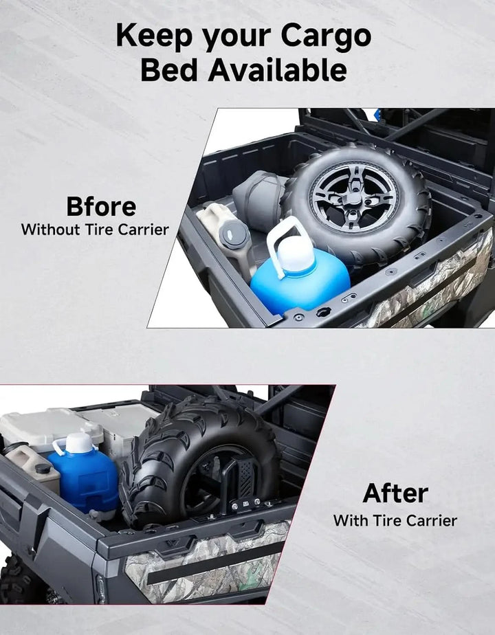 Spare Tire Mount For CFMOTO UFORCE 1000/XL/U10 Pro