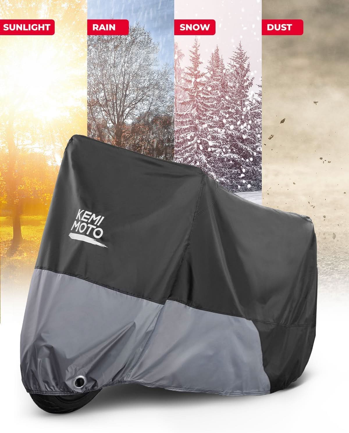 420D Motorcycle Cover for Sport Bike YZF-R1 R6 Ninja 400 Z400 ZX-6R - Kemimoto