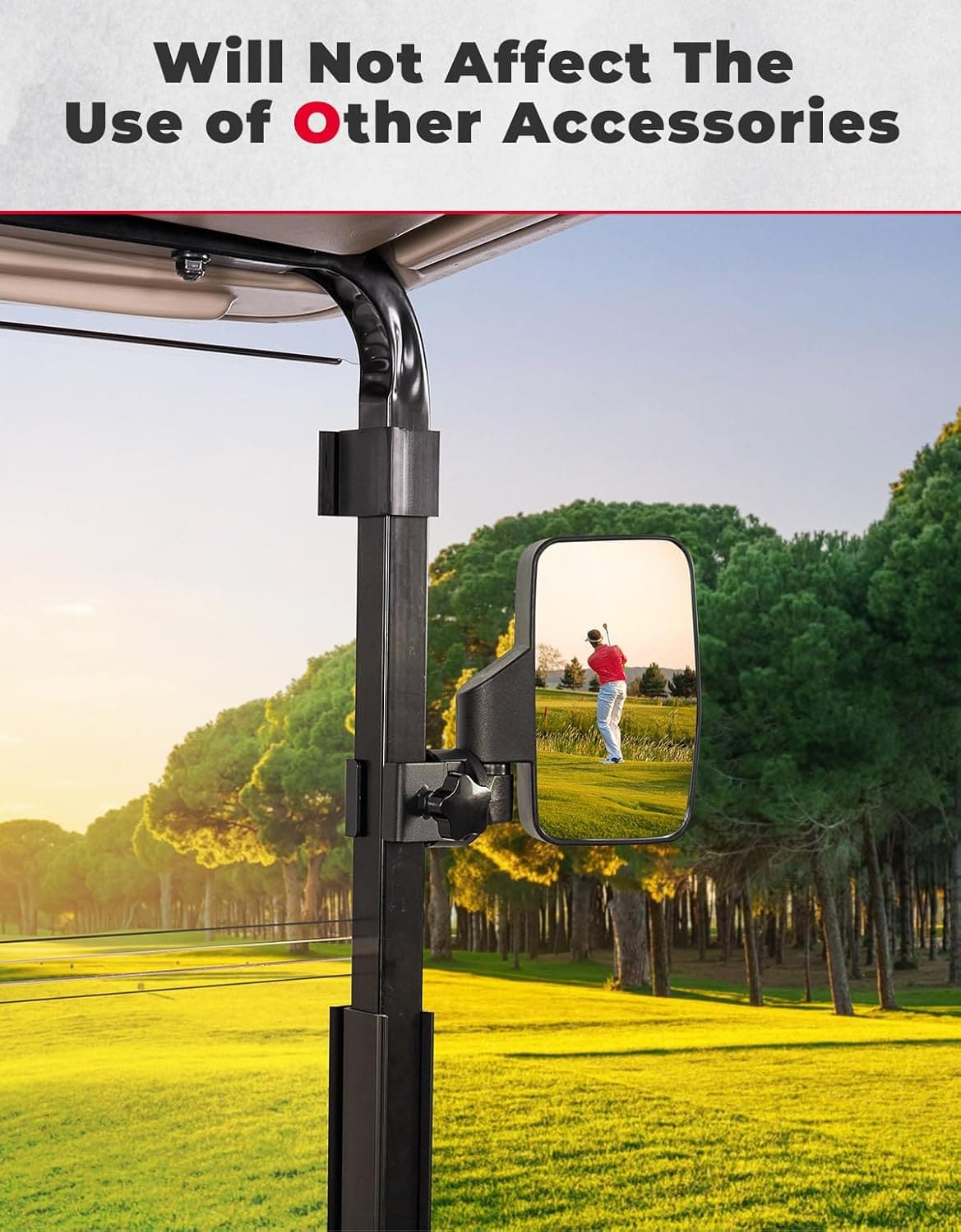 Golf Cart Windshield for EZGO RXV (2008-Up) - Kemimoto