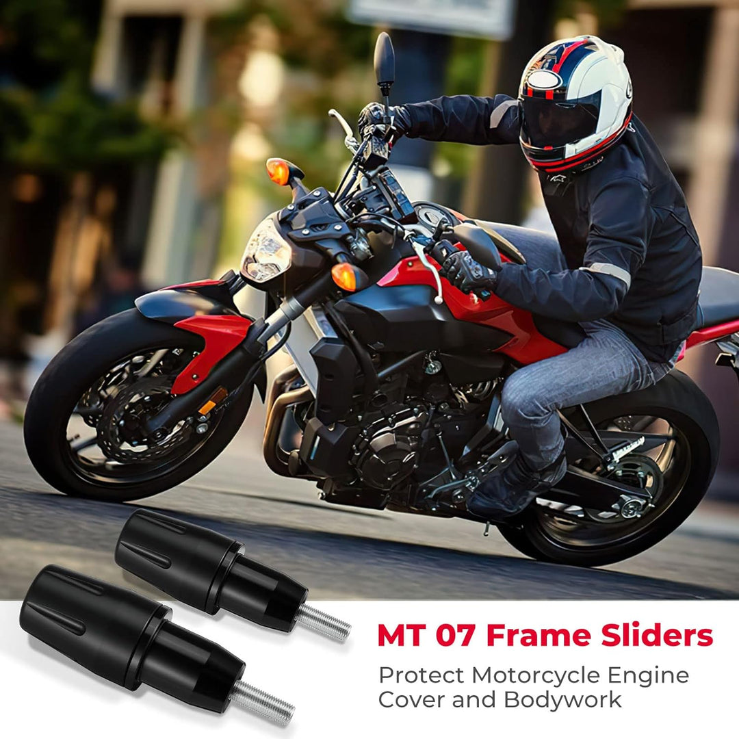 Motorcycle Frame Sliders for FZ07 MT07 XSR700 FZ-07 MT-07 - Kemimoto