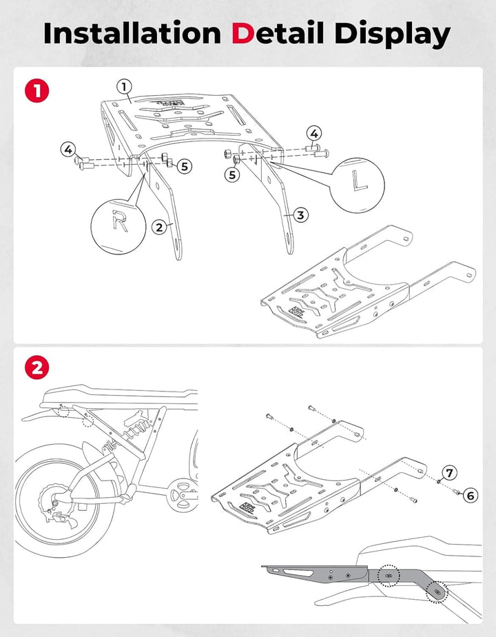 Cargo Rack for Super73 R series - Kemimoto