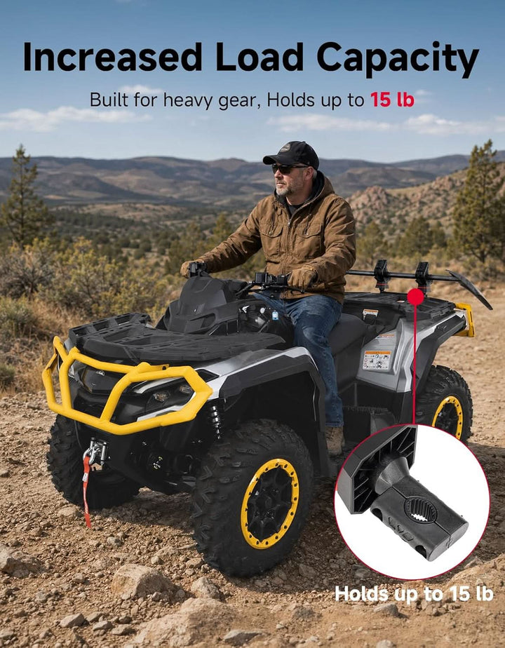 ATV Tool Rack Fits 0.75-1.25 in Round Tubes