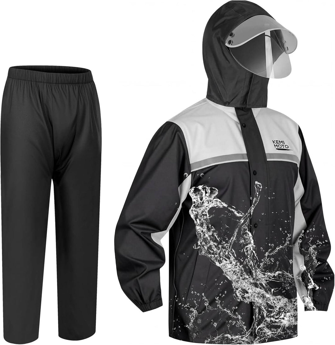 good motorcycle rain gear KEMIMOTO Rain Suit For Men – Kemimoto