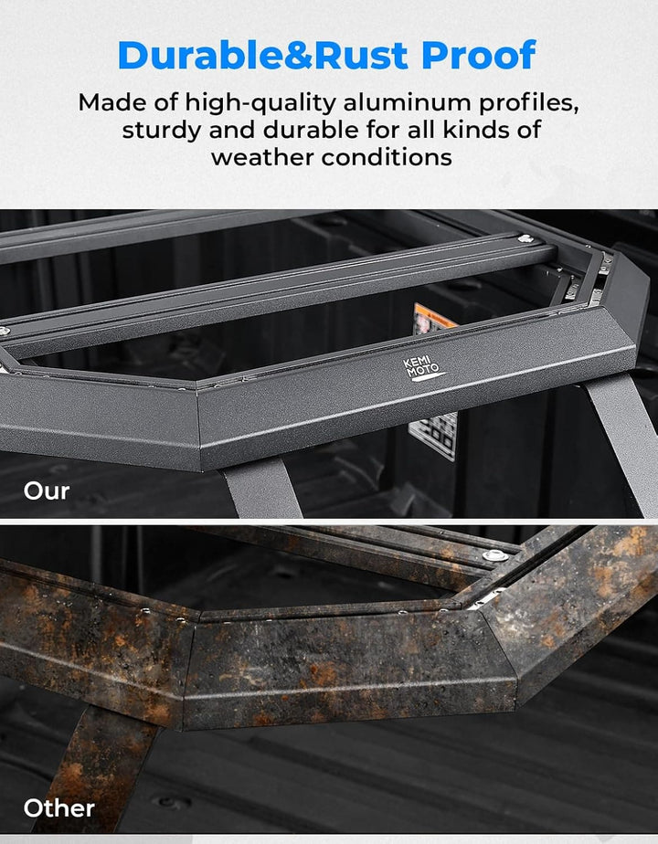 Rear Rack for Polaris Ranger 1000/ XP 1000/ Ranger Diesel - Kemimoto