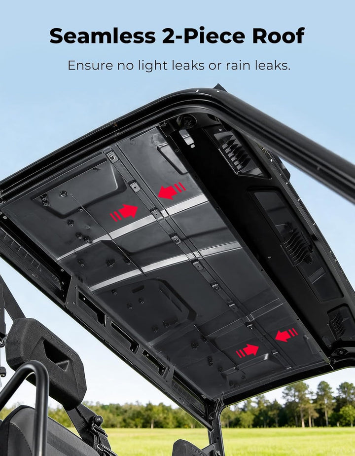 Plastic Hard Roof 3-Seat for Polaris Ranger XP 1000/ 1000/ XP 900 - Kemimoto