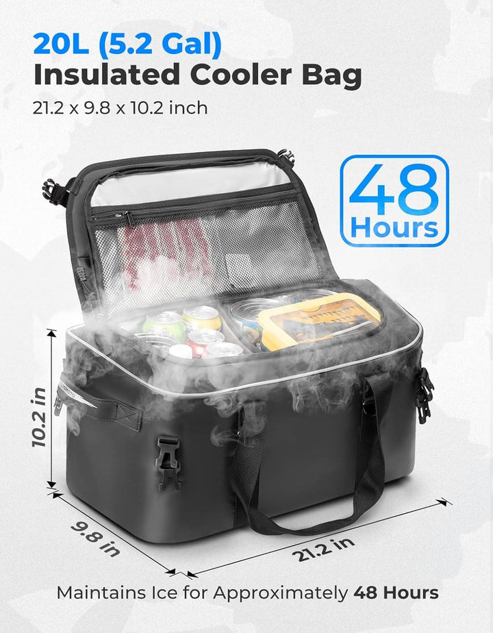 20L Ice Cooler Bag for RZR XP 1000/4/ RZR Pro XP /Zforce 950 - Kemimoto
