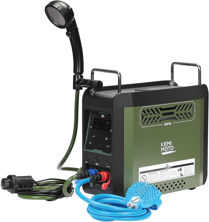 Portable Propane Hot Water Heater with Pump, 20,000 BTU - Kemimoto