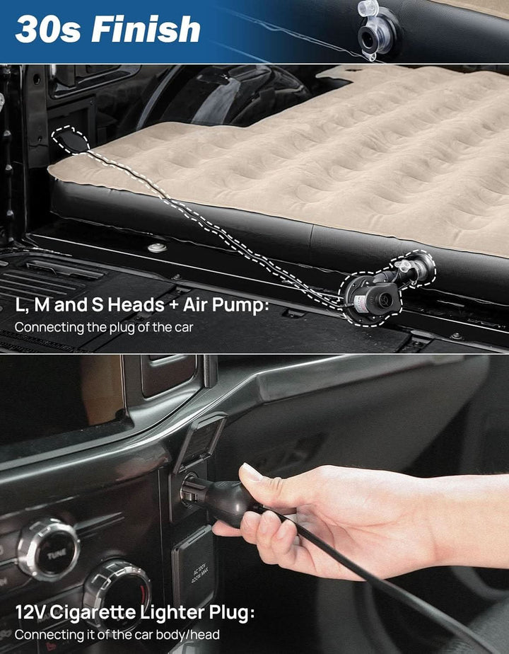 JOYTUTUS Truck Bed Air Mattress for 6-6.5Ft - Kemimoto