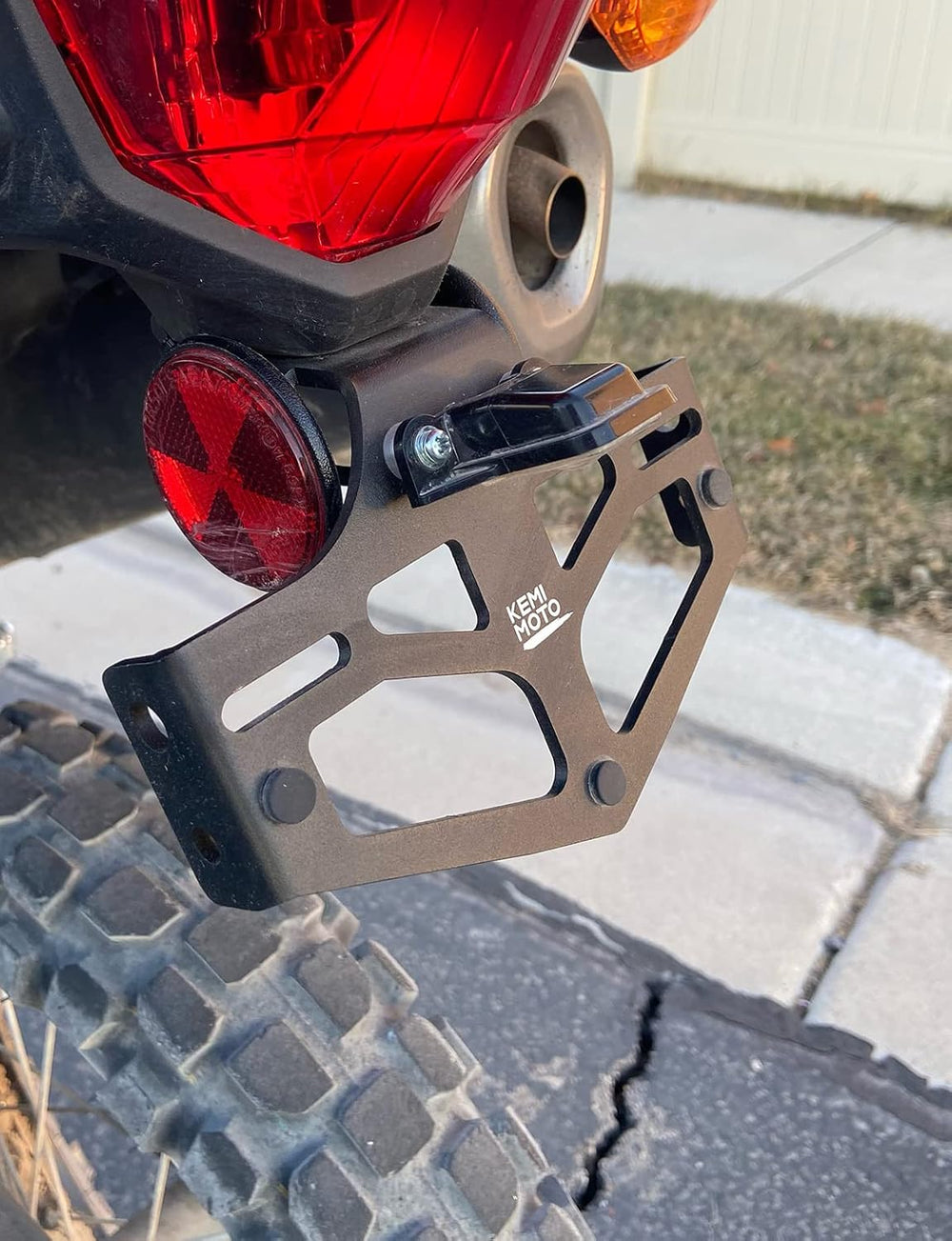 Motorcycle License Plate for CRF300L 2021-2022, CRF300L Rally 2021-2022 - Kemimoto