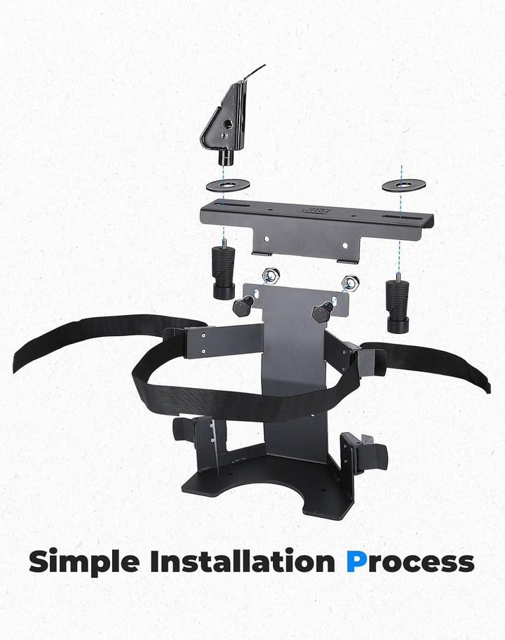 Steel Water Cooler Rack for Ranger General UTVs - Kemimoto