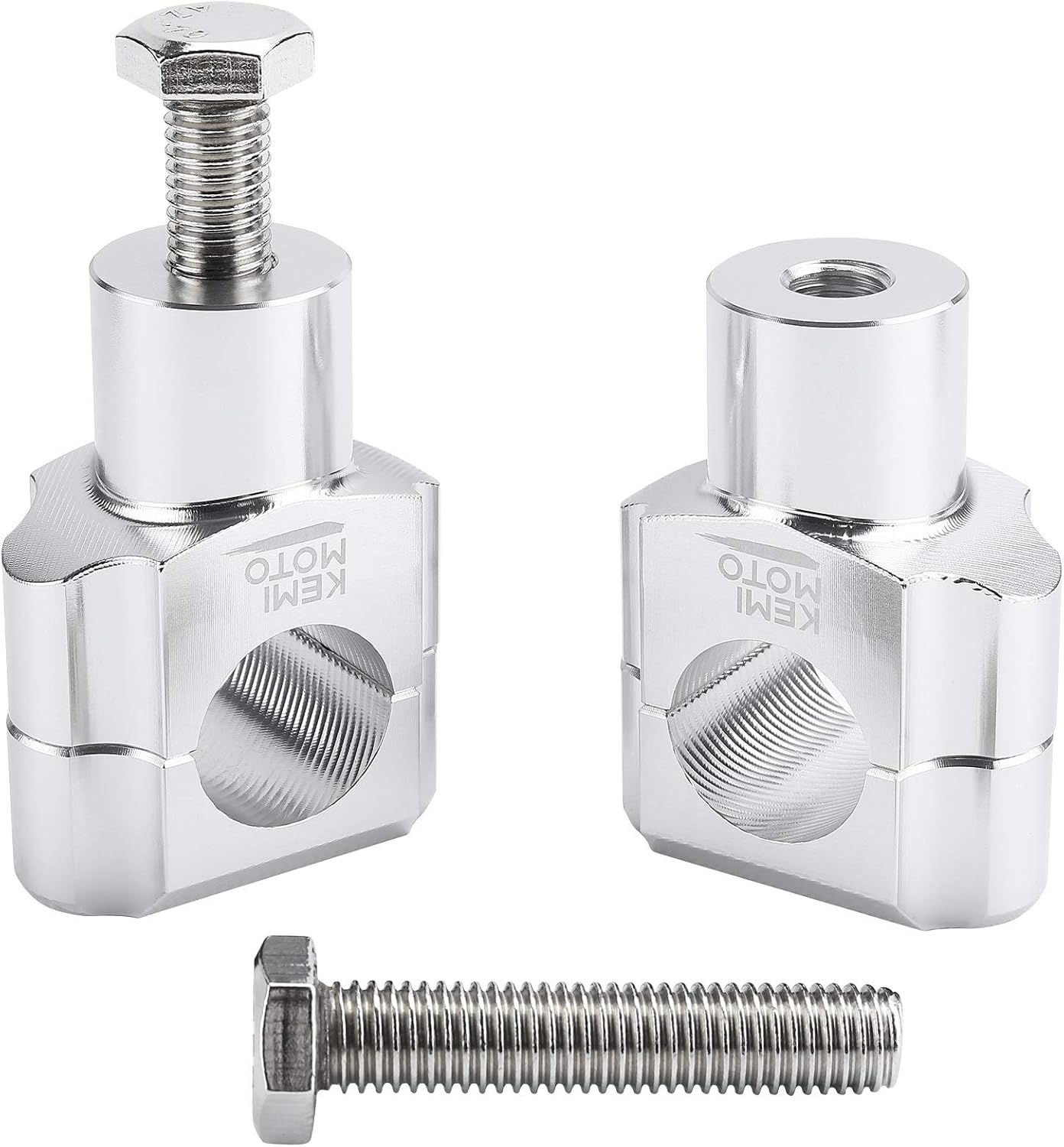 1 Inch Motorcycle Handlebar Risers, Aluminum Alloy Motorcycle Risers - Kemimoto