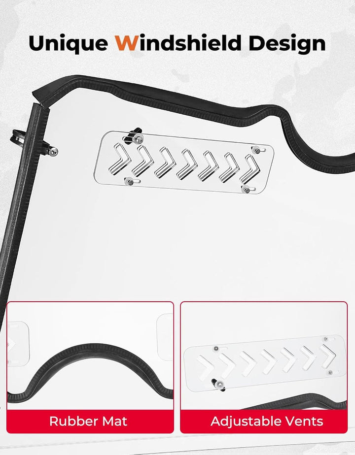 Full Windshield for Rhino 450 /660 /700 2004-2013 - Kemimoto