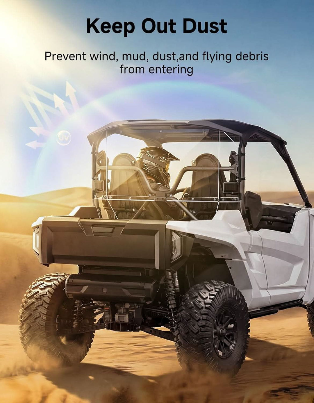 UTV Rear Windshield For Wolverine RMAX2