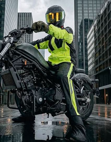 Waterproof Rain Suit For Motorcycle Riding - Kemimoto