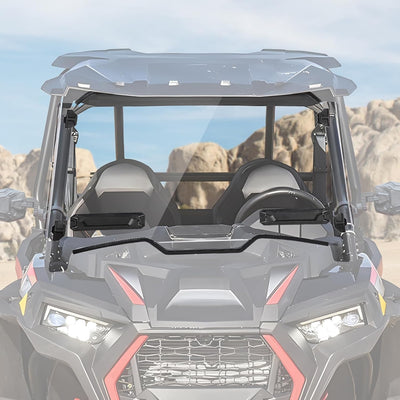 Front Windshield with Adjustable Vents for Polaris RZR XP 1000/4 - Kemimoto