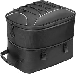 Motorcycle Tail Bag, 25L-45L Expandable Motorbike Helmet Bag - Kemimoto