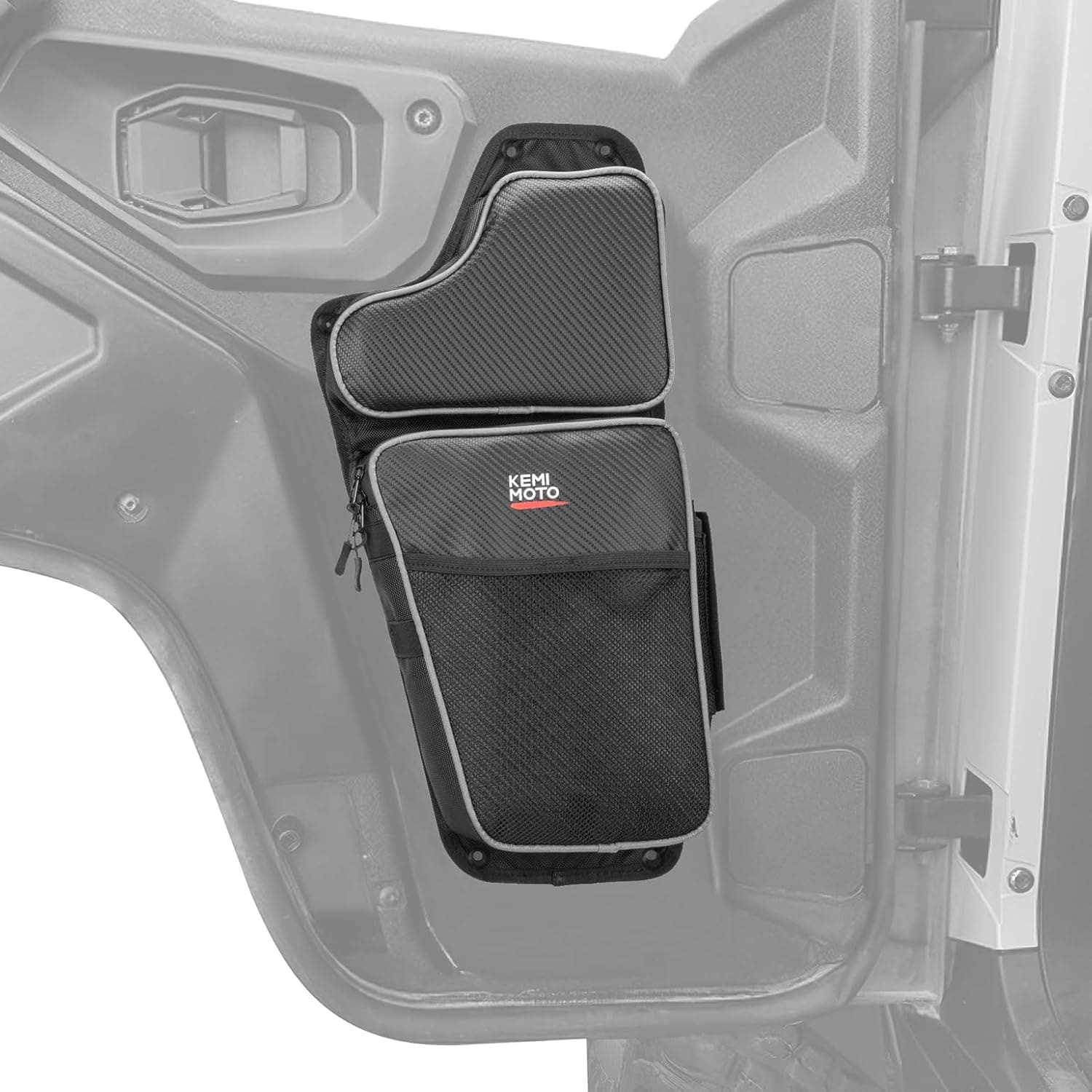 Front Lower Door Bags with Knee for Polaris General 1000/4 2016-2024, 2PCS - Kemimoto