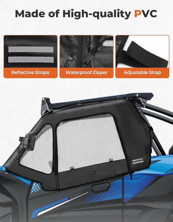 Ensemble de porte supérieure souple pour Kawasaki Teryx 1000 2020-2022
