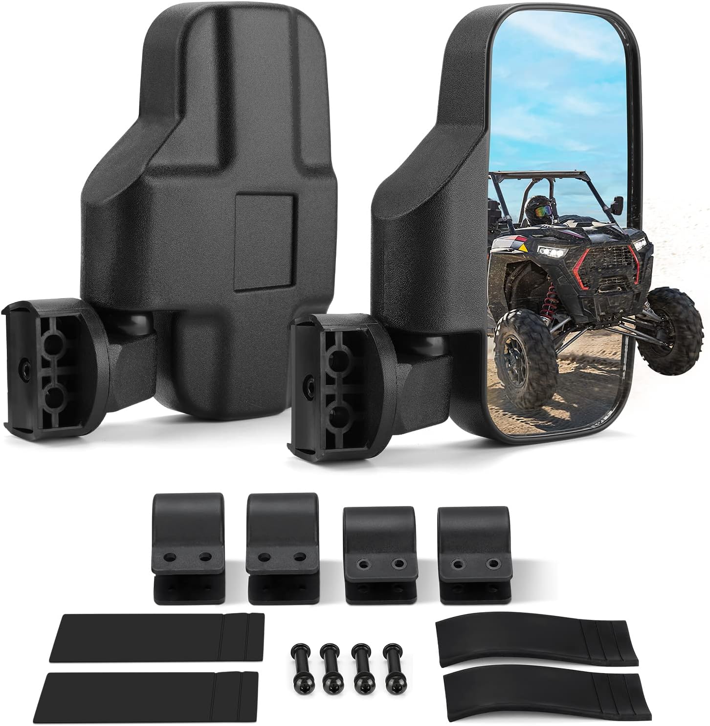 360 Degree Adjustable Side Mirrors with 1.75