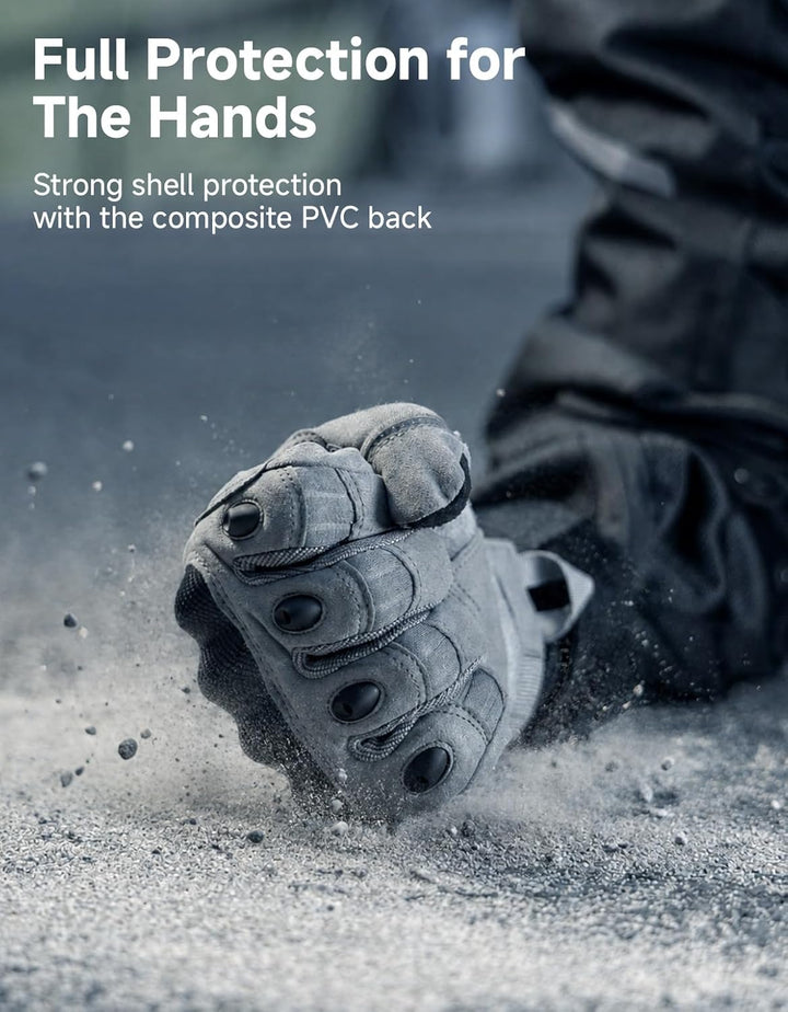 Motorcycle Tactical Gloves with Touchscreen Hard Shell