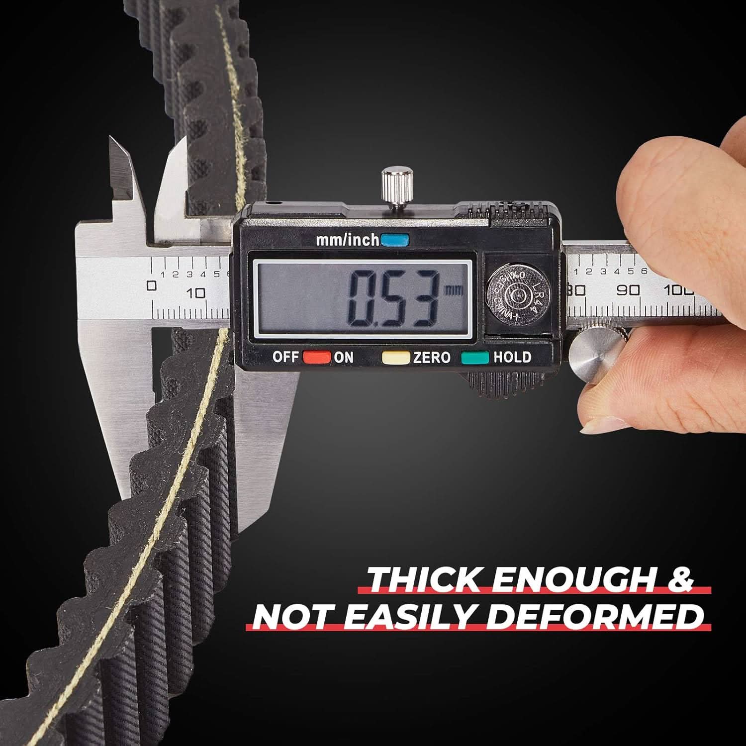 Heavy-Duty Carbon Drive Belt for Polaris Sportsman 400/500, Ranger XP 875cc, Scrambler - Kemimoto