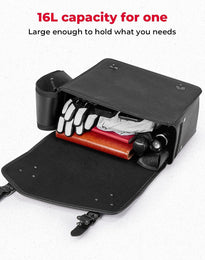24L Saddlebags PU Leather Side Bags for Sportster Softail Dyna - Kemimoto