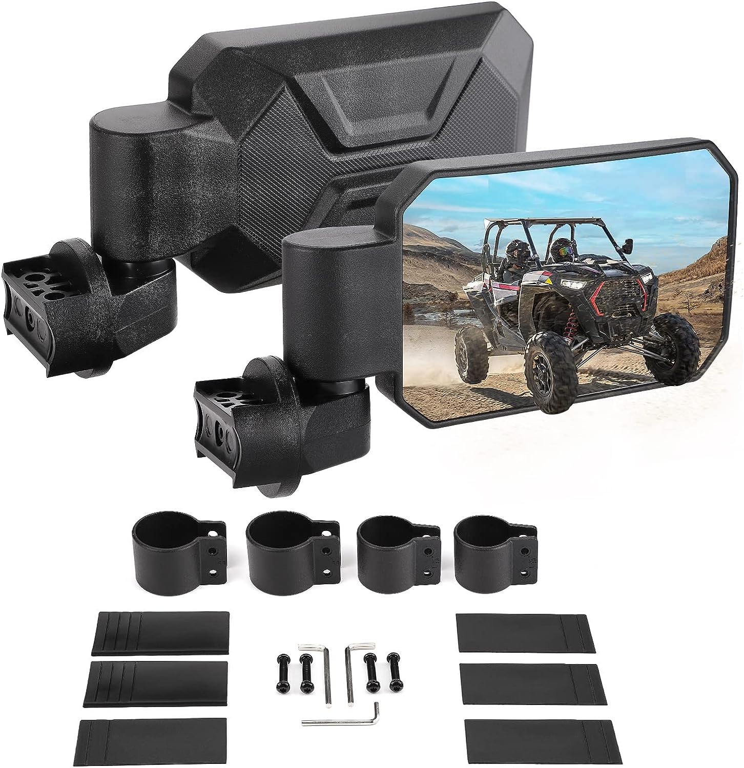 UTV Rear View Side Mirrors for 1.6