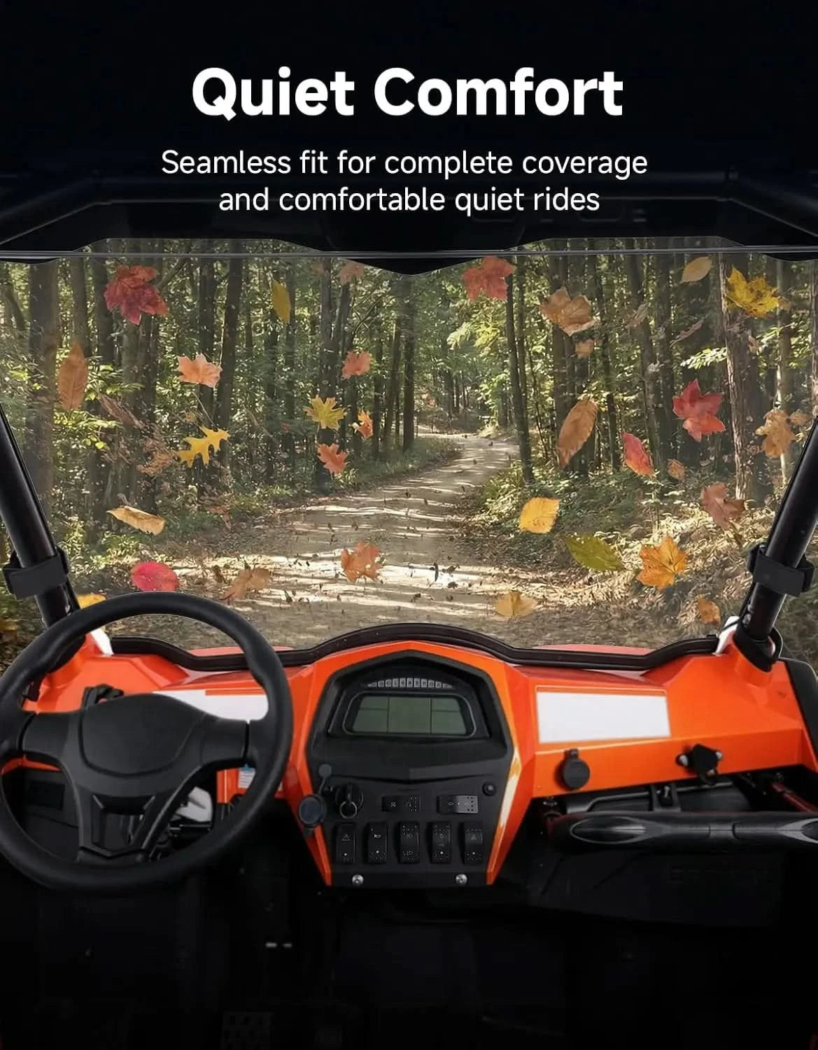 Full Front Windshield For CFMOTO ZForce 800|500|1000