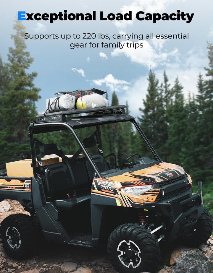 Roof Rack for Polaris Ranger XP 1000/ Ranger 1000 (2-Seat) - Kemimoto