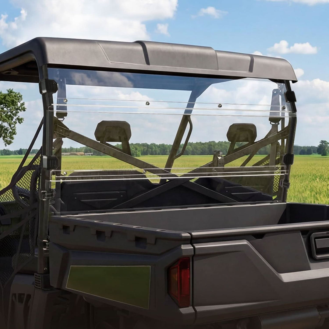 Rear Windshield, Hard-Coated Scratch-Resistant for Polaris Ranger 570 Full Size / 800 / 800 XP / Crew 2012-2025
